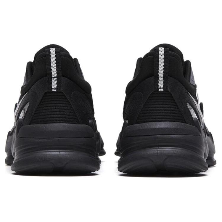 Anta Slip Resistant Abrasion Resistant Low top Running Shoes Men's Black Gray 112315555-3