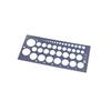 Hasegawa Try Tool Cutting Template C Circular Ruler Plastic Model Tool TP7