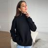 Womens Trendy Long Sleeve Hoodies Tops Oversized Sweatshirts Turtleneck Pullover Fall Turtleneck Sweater Outfits