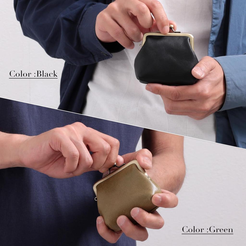 NARU Genuine Tochigi Leather Coin Purse, Small, Stylish, Popular Brand, Made in Japan, for Men and Women, Perfect as a Pass Case or Mini Wallet