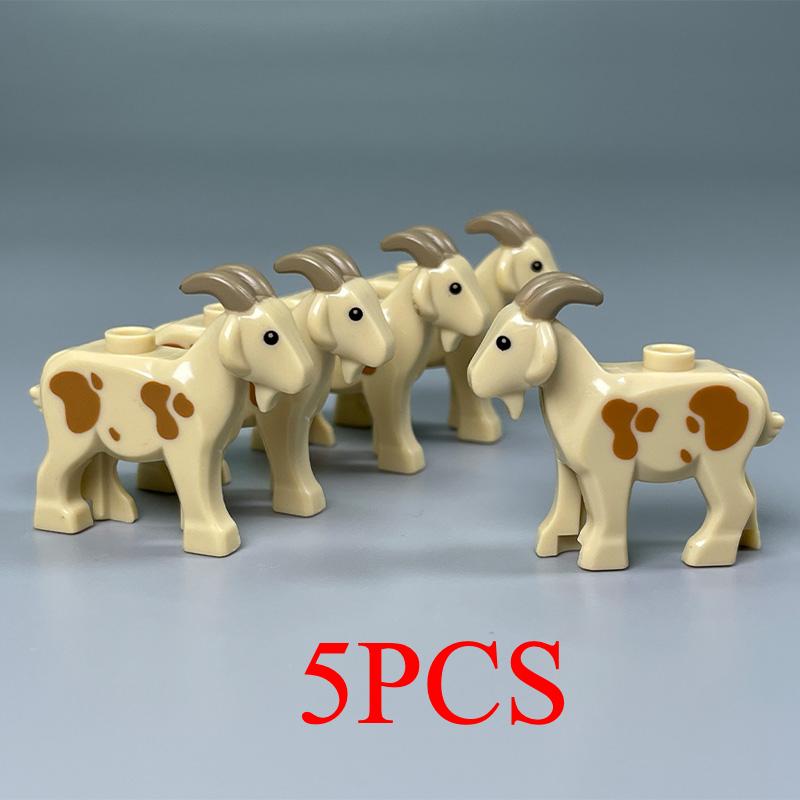 The Zoo Model African Elephants Camel Deer Crocodile Leopard Animal Building Blocks Educational Games Figure Brick Toys Kid B03