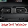 Carbon Fiber Dashboard Side Air Vent Outlet Cover Trim For Mazda CX-5 2017-2024
