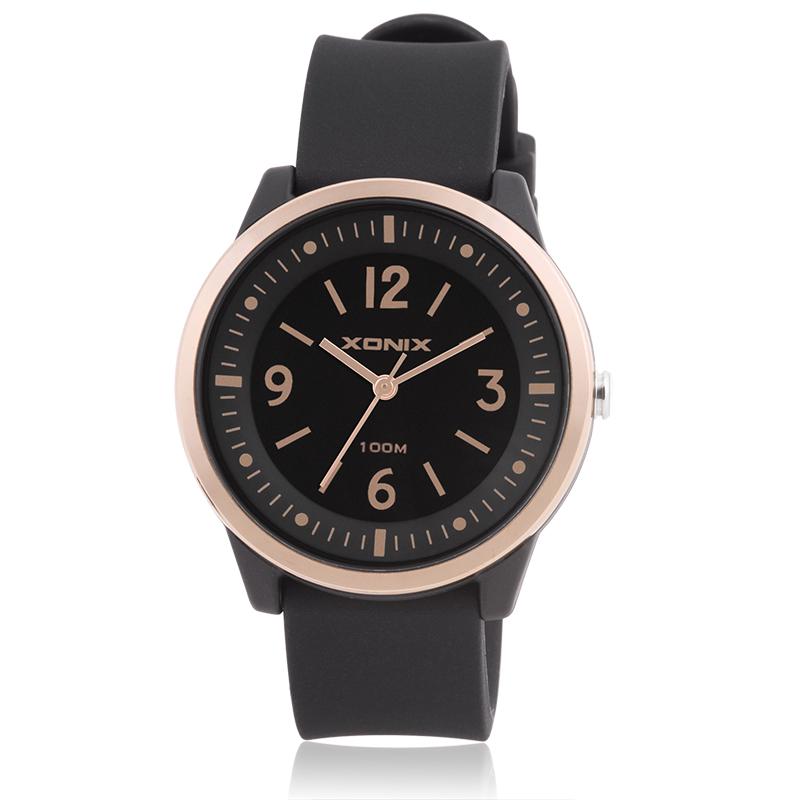 XONIX New Fashion Women Sports Watches Waterproof 100m Outdoor Fun Simple Quartz Watch Swimming Diving Wristwatches Montre Femme