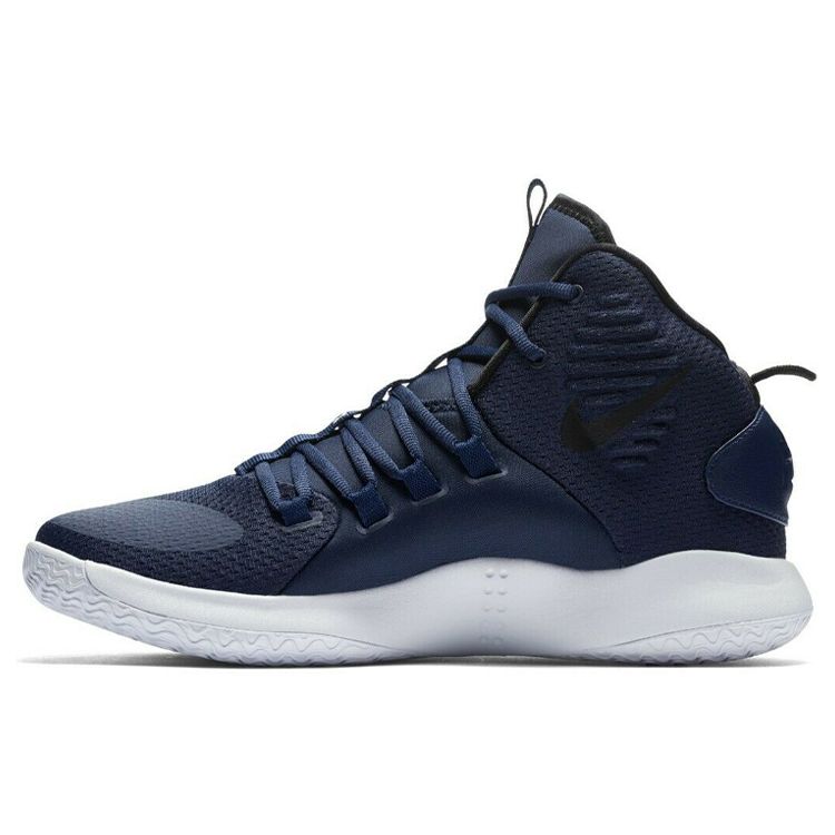 

Мужские кроссовки Nike Hyperdunk X TB Midnight Navy синие черно-белые AR0467-402