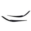 Pair of Front Headlight Eyebrow Left Right Headlamp Eyelid Cover Trim Replacement for X5 G05 X6 G06 LCI