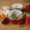 Watermelon Ceramic Relief Fruit Shaped Plate Cake Inventory Heart Plate Breakfast Cup Large Capacity Cup Rice Bowl