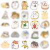 50 Hamster Stickers: Cartoon Animals, Waterproof, Removable, Creative Diary Stationery