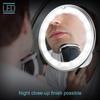 Flexible Led Lighted Vanity Mirror Portable Dressing Table Cosmetic Mirrors