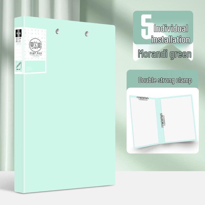 Thickened Test Paper Data Folder: Durable Clipboard for Students and Offices