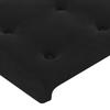 Bed Frame without Mattress Black 160 x 200 cm Velvet
