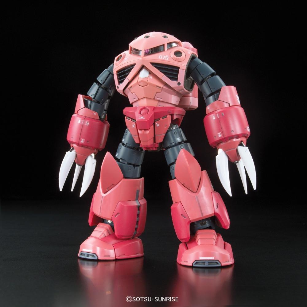 Model din plastic RG Mobile Suit Gundam MSM-07S Char's Z'Gok la scara 1144, codificat prin culori