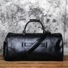 Leather Travel Bag Horse Leather Handbag Top Layer Cowhide Business Trip Shoulder Bag