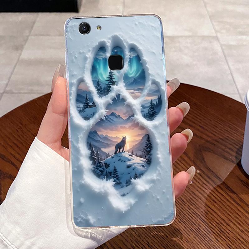 Case For Vivo V7+ V7 V 7 Plus 1716 1718 Casing Clear Back Cover Luxury Cute Love Heart Rabbit Funny TPU Soft Silicone Phone Case
