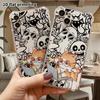 Phone Case: 2D Flat Design, Suitable for iPhone 18, 17, 16, 15, 14, 13 Pro Protective Cases, Overworked Orange Cat, Perfect Holiday Gift for Christmas