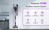 POWEART N700 Cordless Handheld Vacuum Cleaner Purple 30KPa Suction 2600mAh Battery