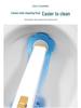 Wall-Mounted No-Dead-Corner Cat Ear Toilet Brush for Home Use