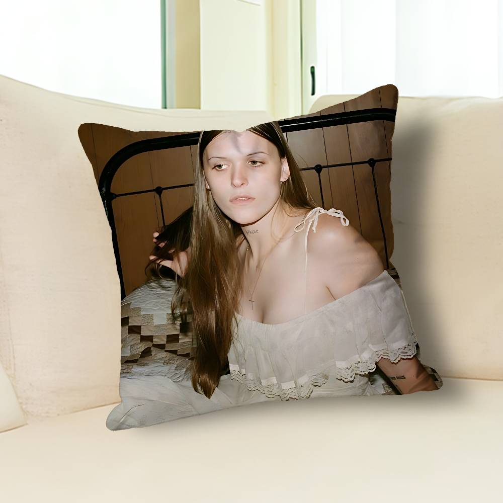 Federe per cuscini E-Ethel Singer C-Cain per Camera da letto Soggiorno Divano Decorazioni per la Casa Copricuscino in Poliestere con Cerniera