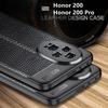 Pour Honor 200 Coque Housse Huawei Honor 200 Capas Nouvelle Armure Bumper Antichoc Arrière Souple TPU Cuir Fundas Honor200 Honor 200 Pro
