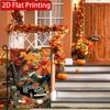 2D Flat, 2D Flat Autumn Thanksgiving Maple Leaf Truck Thanksgiving Garden Flag_2 (2)- Outdoor Garden Flag Double-sided Home Decoration Courtyard Decor
