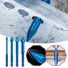Blue Ceramic Punching Bit 6/8/10/12mm Rock Slab Triangle Drill Bit  Drilling Tool