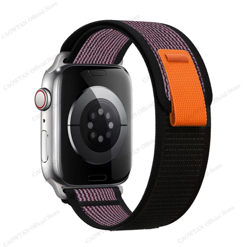 Nylonband für Apple Watch Band 49 mm 44 mm 40 mm 45 mm 41 mm 42 mm 44 45 49 mm Correa Armband iWatch Ultra Serie 7 6 5 3 SE 8 Armband