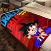 1 шт. Плед із фланелі з принтом Son Goku, Високоякісний, Для всіх сезонів, Декор для дому, Тепло та затишок, Ідеальний для різдвяних подарунків