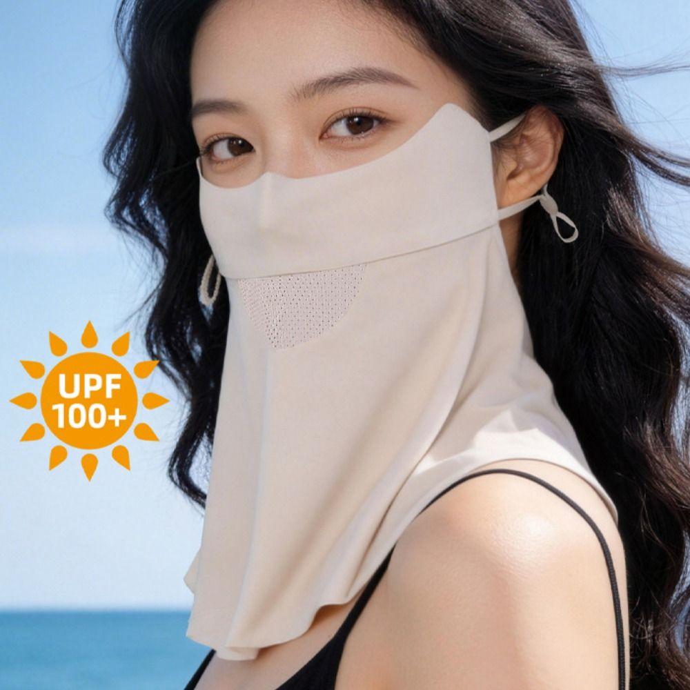 Shoulder/Neck Protection Sunscreen Seamless Face Mask UPF100+ 360° Wrap-around Facekini  Outdoor