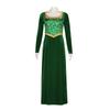 Prinzessin Fiona Cosplay Kostüm Anime Shrek Ehefrau Grün Fiona Cos Kleid Perücken Outfit Für Damen Frauen Langes Kleid Halloween Kopfbedeckung