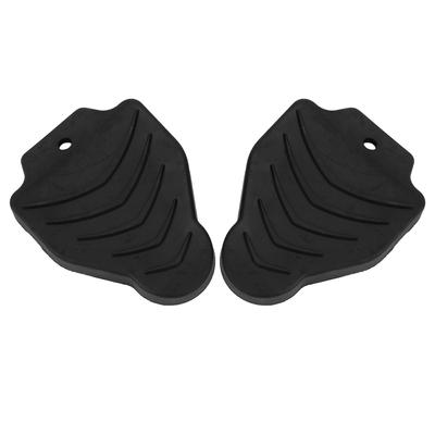 1 Paio Nero Pedali Bici Tacchette Protettore Copertura Protettiva Compatibile per Look Delta