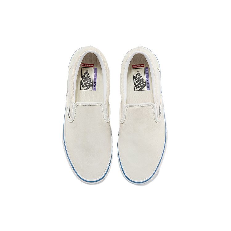 Vans Skate Slip-On Raw Canvas - Classic White Unisex Sneakers Cream VN0A5FCAACV