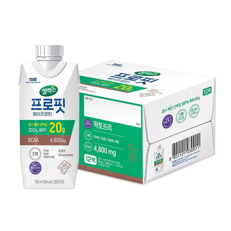Selex Profit Whey Protein Drink 330ml x 12