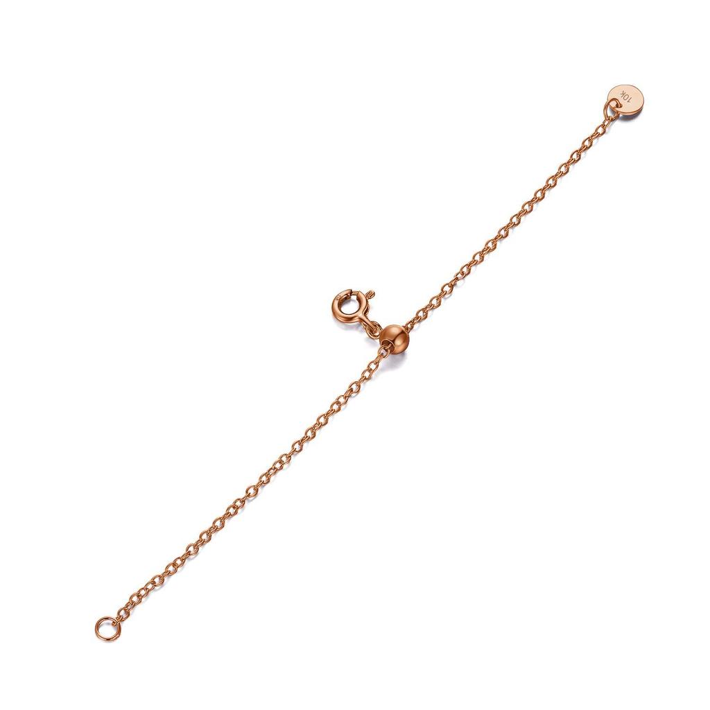 Lănțișor de Extensie cu Ajustor Argint 925 Aur Alb K18 5cm 10cm Set de 2 Inel de Tragere Extensie Colier Compatibil cu Alergii Metalice Ajustare Lungime