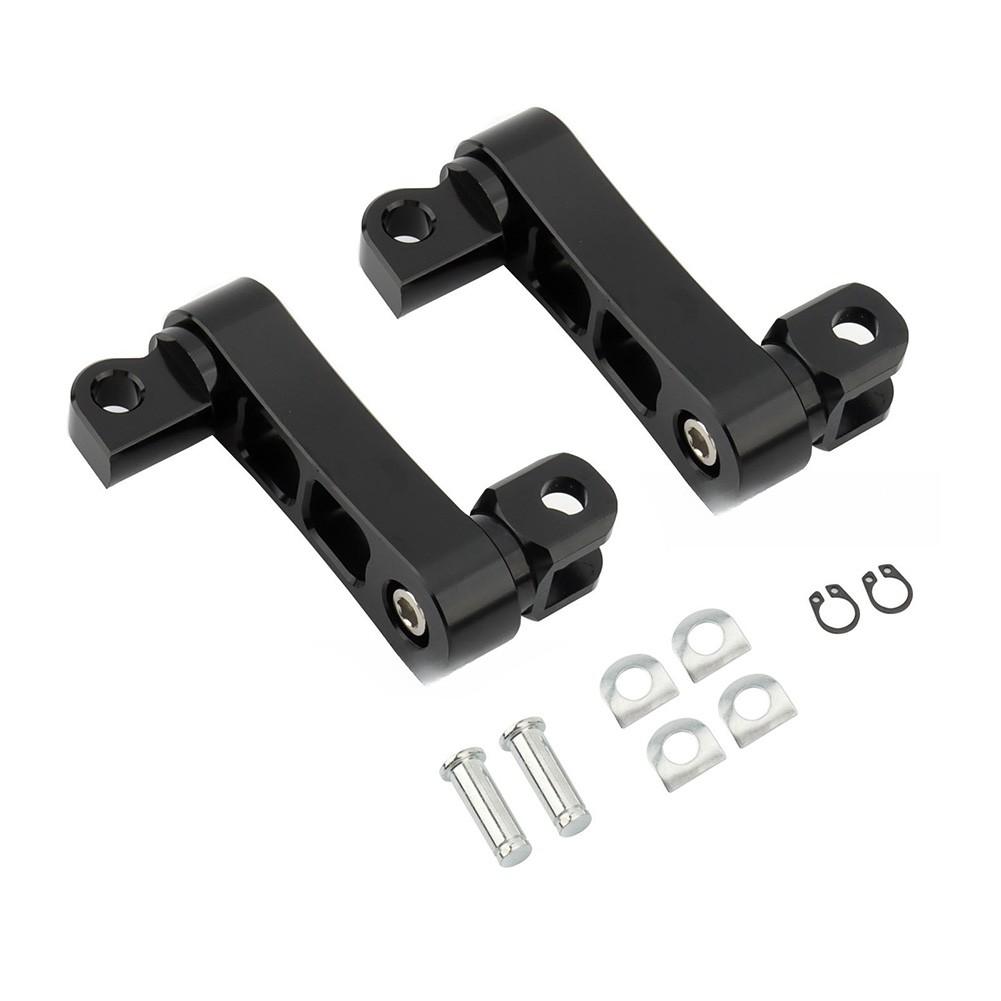 360° Adjustable Brackets Adjustable Extension Brackets Footpeg Mount Kit