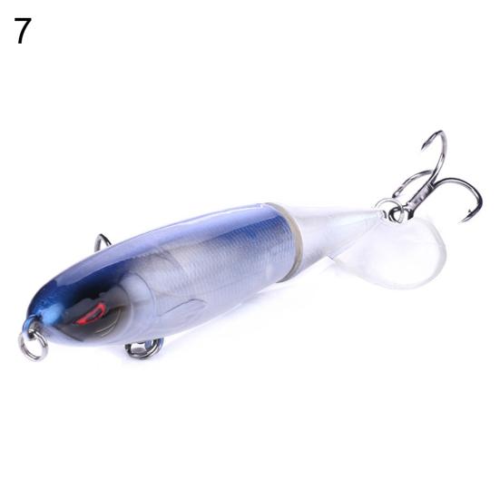 MUQZI Sports Accessory 10cm 13g Propeller Rotating Tail Simulation Fish Fishing Bait Lure with Hook