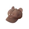 Sweet and cute bear-eared beret female spring and autumn newsboy hat casual versatile face small star anise hat