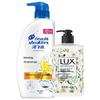 Head & Shoulders Fresh Oil Control Shampoo & Lux Hand Wash Bundle