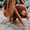 Bohemian Multi Layer Rune Starfish Women's Anklet Foot Bracelet Barefoot Sandals Chain Strap Beach A