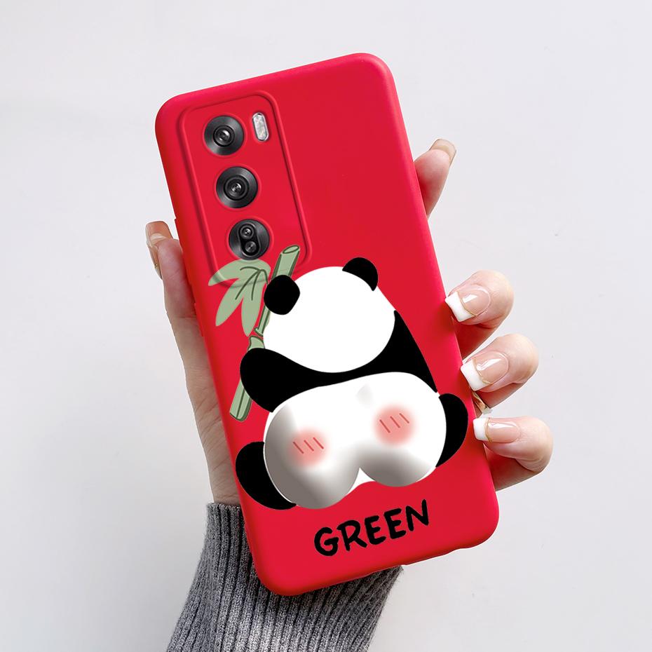 For Oppo Reno12 Pro 5G Case CPH2629 Cute Rabbit Panda Soft Silicone Back Protector Cover For OPPO Reno 12 Pro 5G 2024 Phone Case