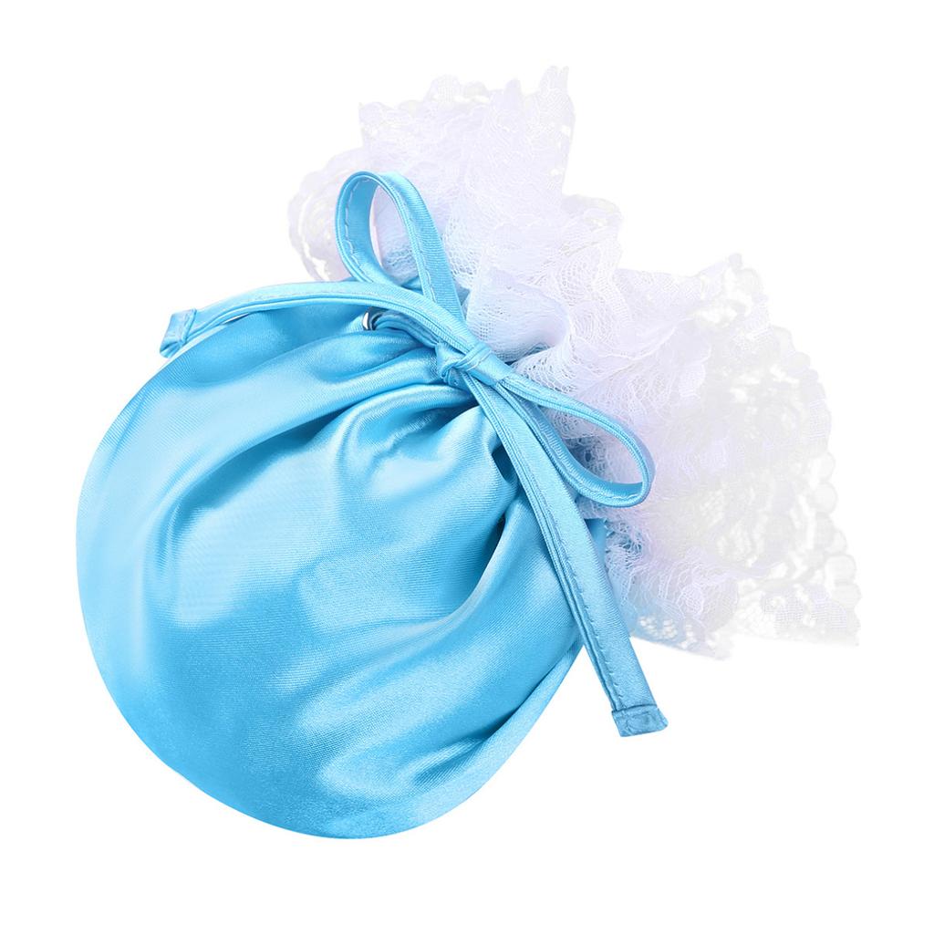 Pánské Sissy Pee Wee Chastity Cover Hedvábně saténový krajkový lem Spodní prádlo Mini kalhotky Spodní prádlo