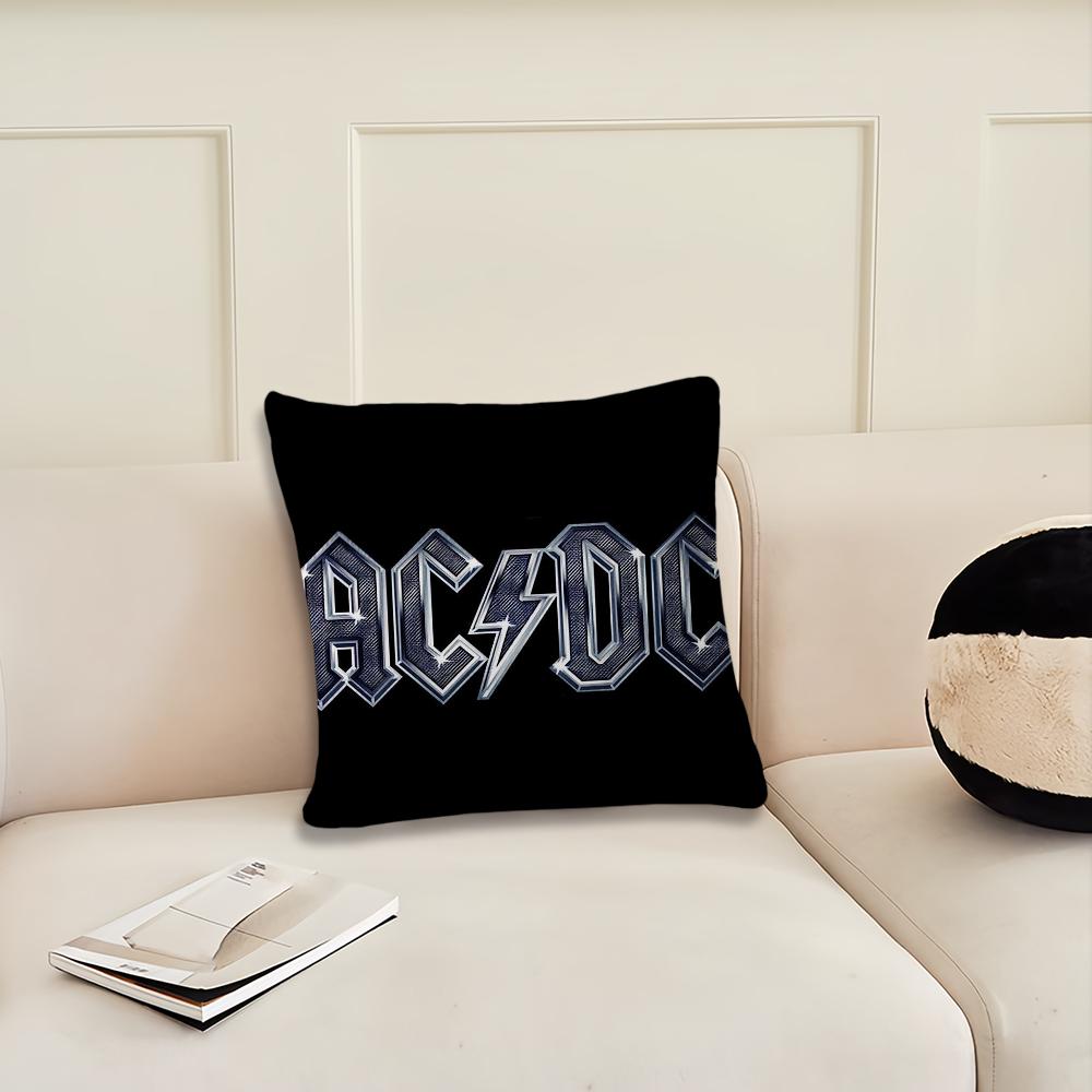

Band A-ACDC cushion cover Pillow Cover Decoration Room Home Sofa living Office Car Nordic Simplicity 12x12Inch