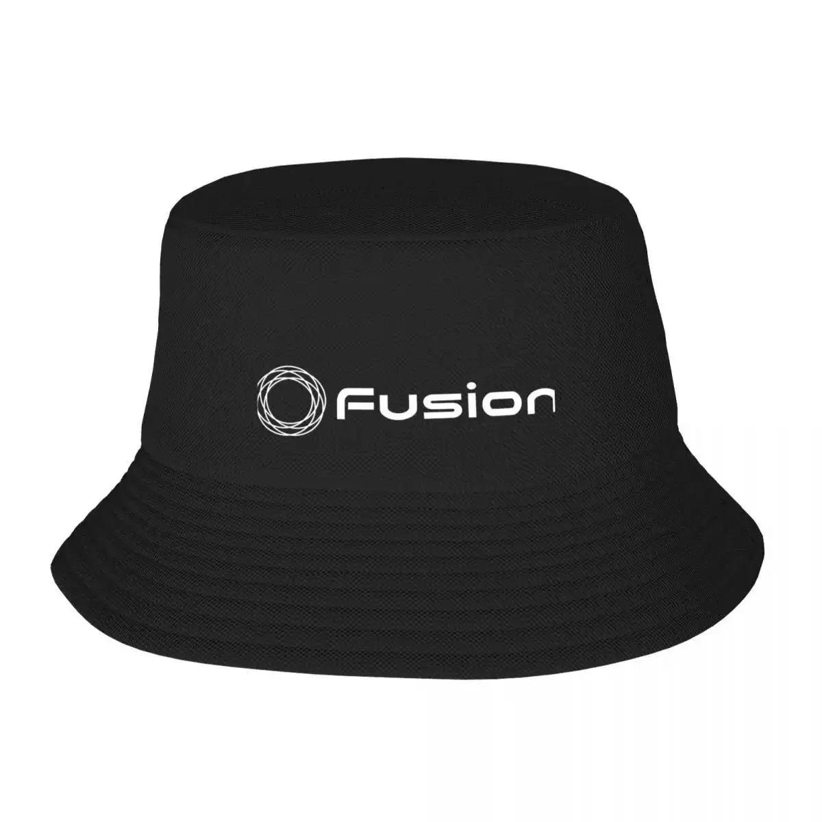New logo (white landscape) Bucket Hat summer hats Hat Beach Hat For Unisex Womens