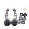 2 st Universal SVART Krom Aluminium Bil SUV Fönster/Dörr/Winder Vevhandtag