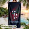 Beach Towel Bologna FC Print Custom Name Text Soft Towel for Swimming Pool