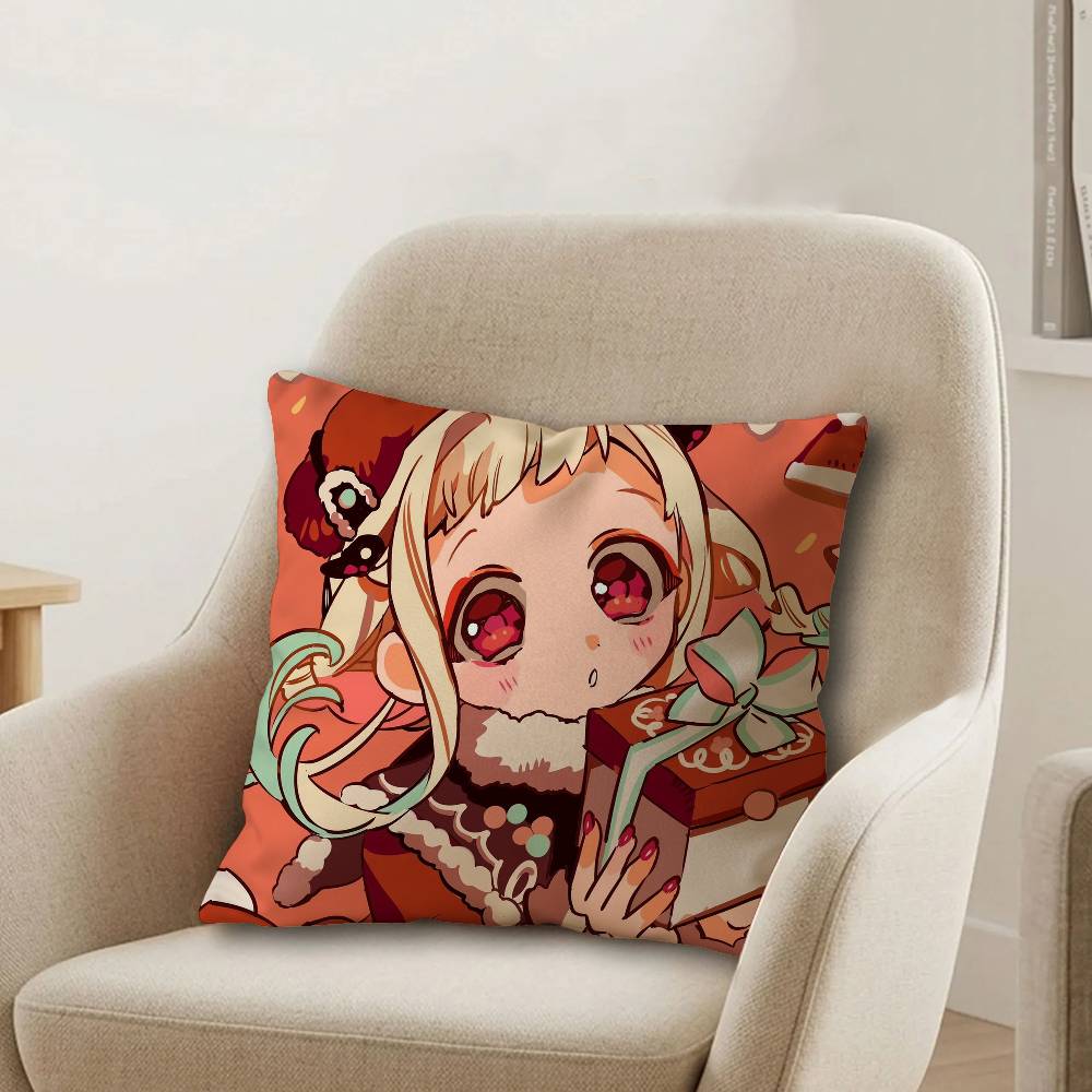 Toilet BBound HHanako Kun Cushion Cover Pillow Cover Decor Pillowcase Printed Cushion Case for Couch