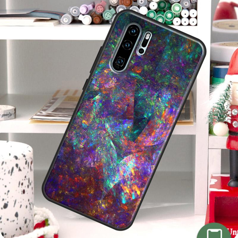 Opal Stone Iridescent Case For Huawei Nova 9 10 SE Y61 Y91 Y60 Y70 Y90 5T 7i 8i 11i 11 Pro P20 P30 P40 Lite Cover