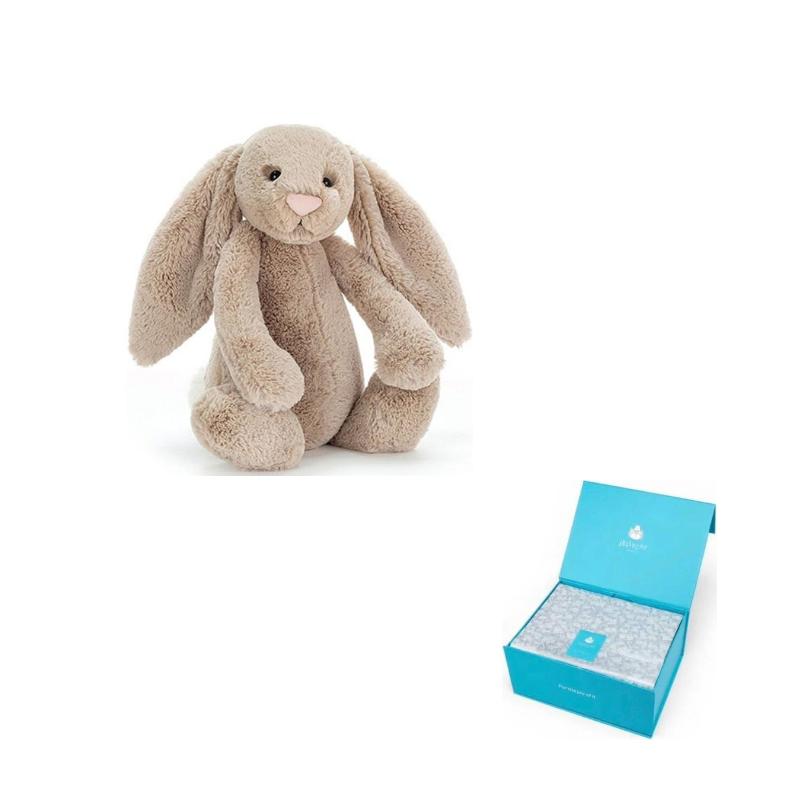 

JELLYCAT Bonnie Rabbit Series British Jellycat Classic Shy Beige Doll Plush Doll 36cm/51cm Height Tubas 36cm
