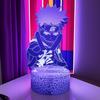Naruto Anime Figures 3D Lamp Optical Lllusion Naruto Figurine Led Night Lights Color Changing Action Figure Model Doll Toys Gift