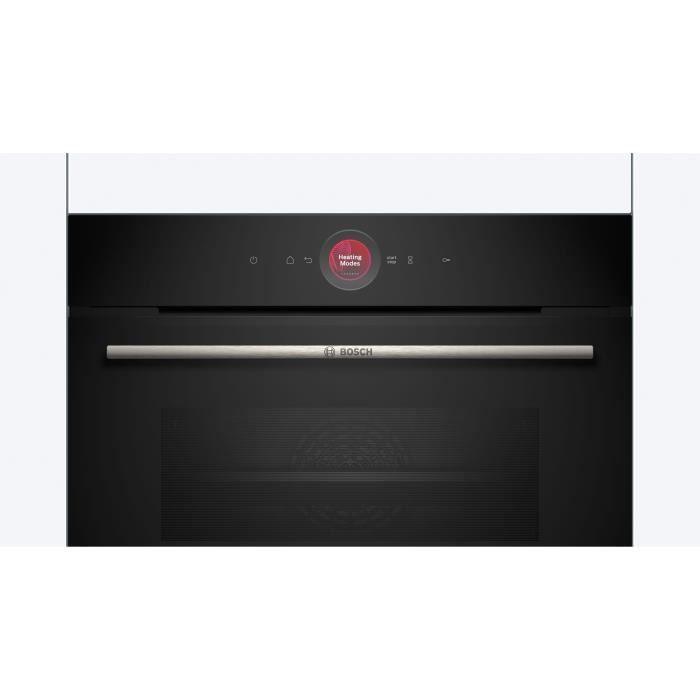 Cuptor multifuncțional Piroliză Softclose - BOSCH SER8 CBG7741B1 Negru - Volum cuptor : 47l - 12 moduri de coacere - H455xL594xP548mm