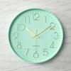 Clocks Living Room Silent Wall Clock Simple Fashion Clock Wall Hanging Home Three-dimensional Digital 40CM
