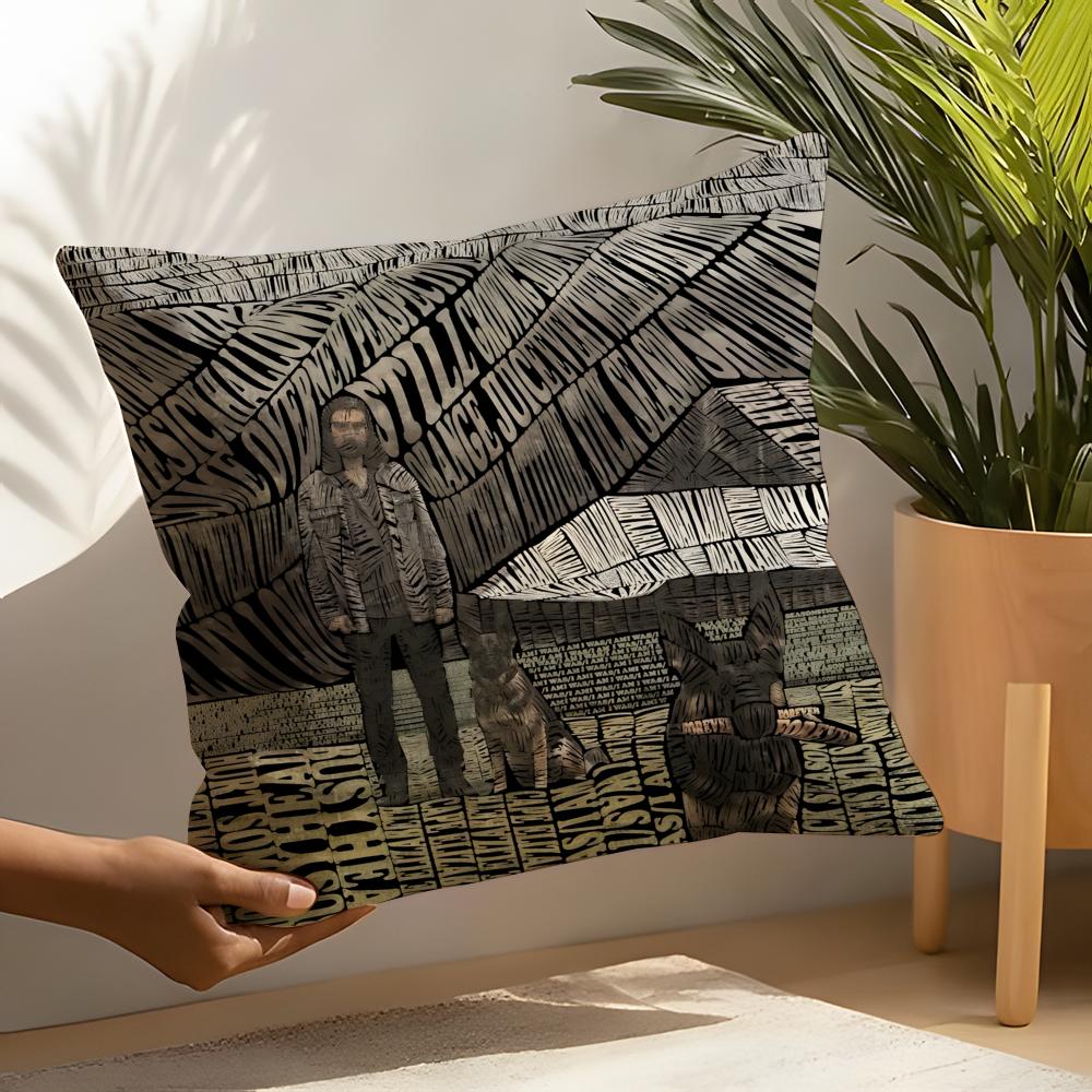 Folk Singer Music N-Noah Kahan 1 Pillow Case Linen Cushion Covers For Decorative Sofa Home Pillows Case Car Chair Pillows Cases Peach skin 18*18(CM)-1Pcs